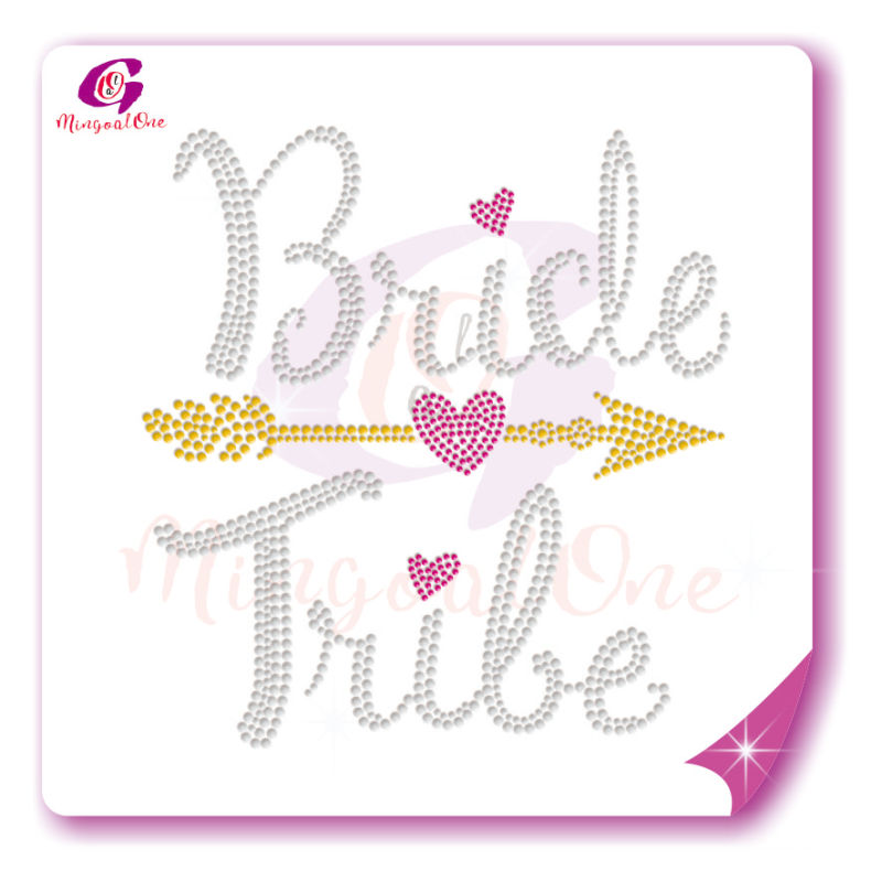 bride rhinestone transfer