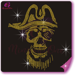 Skull rhinestone transfer
