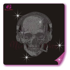 Skull rhinestone transfer