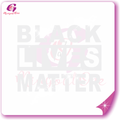 Black lives matter letters heat transfer vinyl