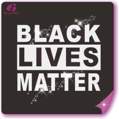 Black lives matter letters heat transfer vinyl