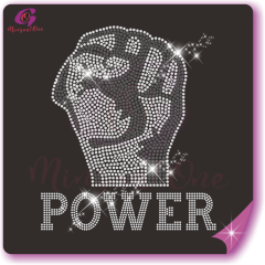 Black lives matter rhinestone transfer