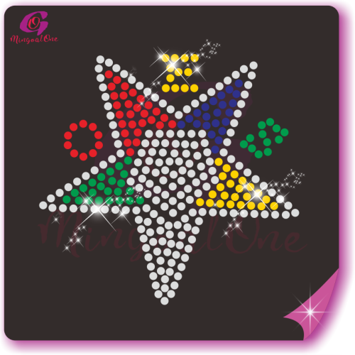 OES Star rhinestone transfer