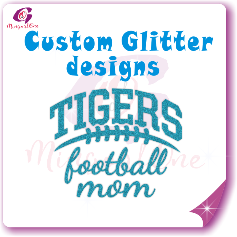 How to request custom glitter transfer designs