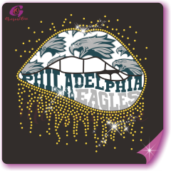 Brand lips rhinestone Transfer