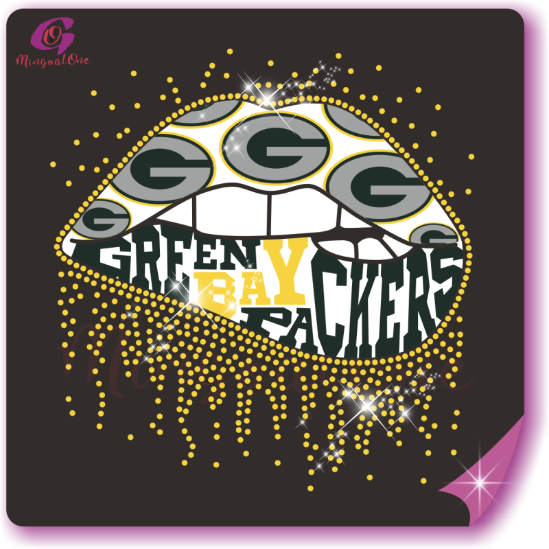 Brand lips rhinestone Transfer