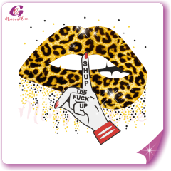 Brand lips rhinestone Transfer