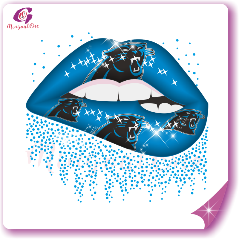 Brand lips rhinestone Transfer