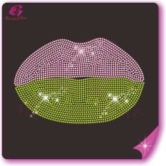 Brand lips rhinestone Transfer