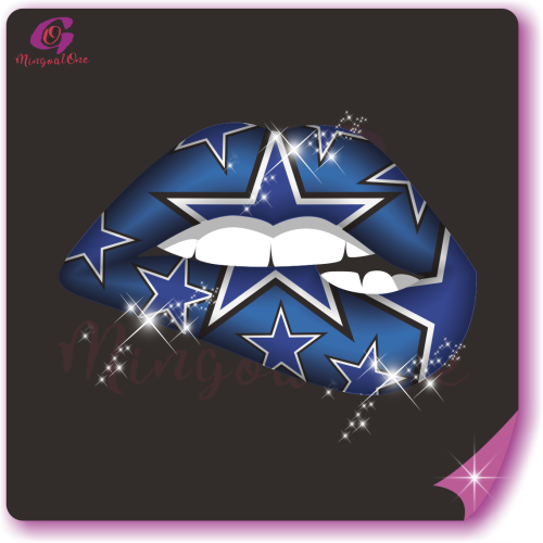 Brand lips rhinestone Transfer