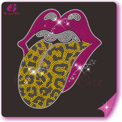 Brand lips rhinestone Transfer