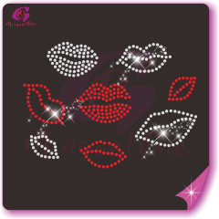 Brand lips rhinestone Transfer