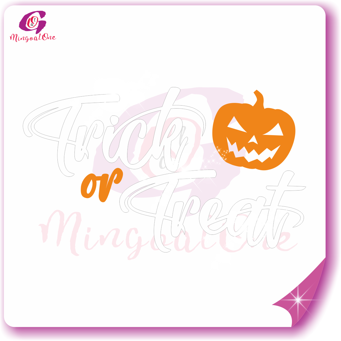Halloween rhinestone Transfer