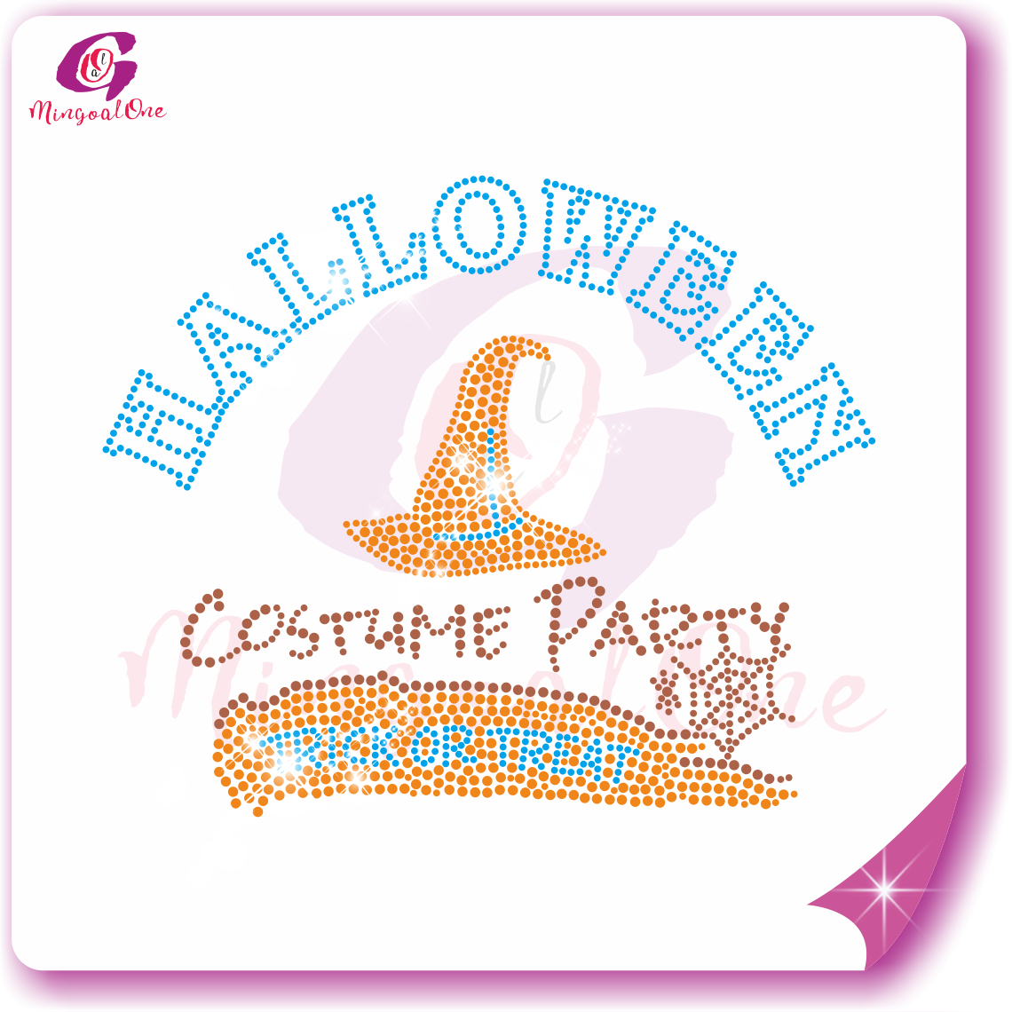Halloween rhinestone Transfer