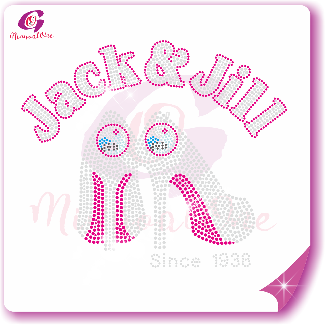 Jack and Jill rhinestone Transfer