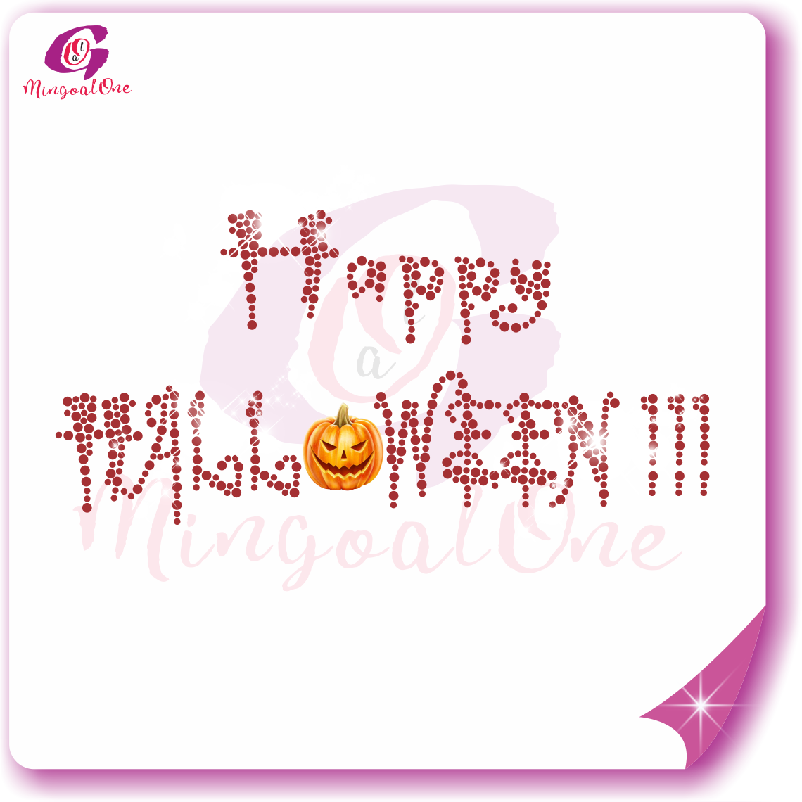 Halloween rhinestone Transfer
