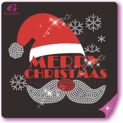 Christmas glitter and rhinestone transfer