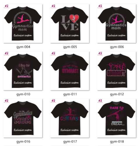 Custom Rhinestone Design for Cheerleading Gymnastics leaotard Dance Mom Hot Fix Transfer