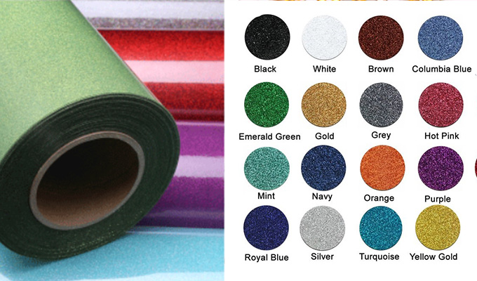 Heat Press Glitter Vinyl
