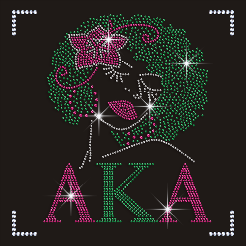 Hot Fix Crystal AKA Alpha Designs Rhinestone Iron on Transfer
