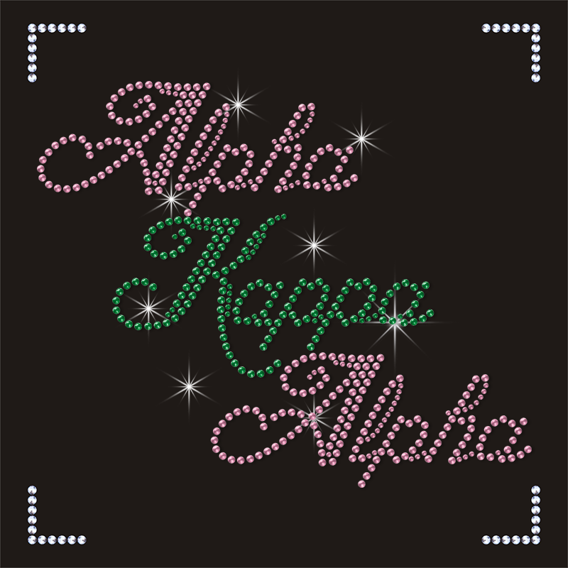 Hot Selling Rhinestone Transfer AKA GRAD Rhinestone Iron on Transfer