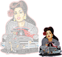 How to request custom rhinestone transfer designs