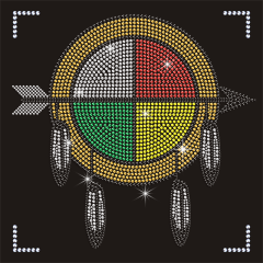 Custom Design Hot Fix Rhinestone Transfer for T-Shirt
