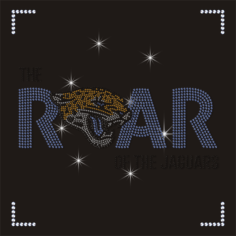 Custom Team Logo Design Rhinestone Logo Heat Transfer Hotfix Template Pattern