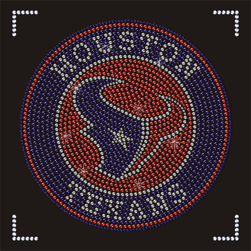 Customer Sports Team Design Houston Texans Rhinestone Transfer for Garment