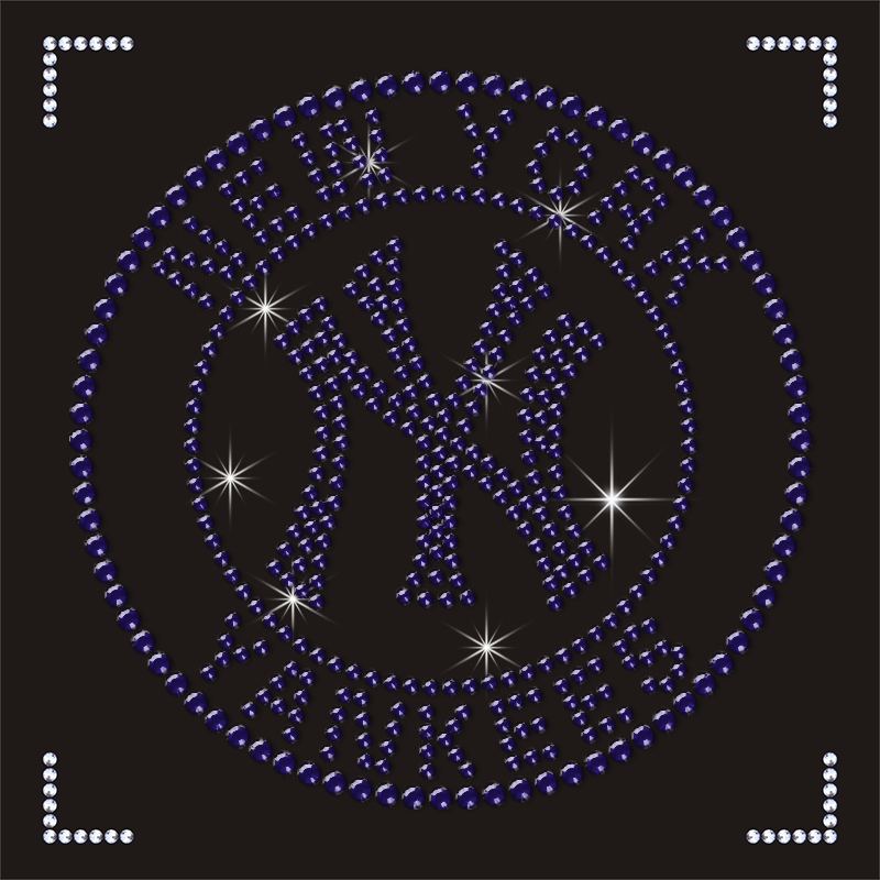Custom Your Own Rhinestone Design Crystal Team Logo Heat Transfers for Pocket