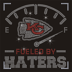 Bling Bling NFL Team Logo Chiefs Rhinestone Heat Transfer
