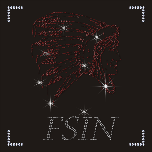 Custom Iron Indian Style Rhinestones Transfer Custom Heat Transfer for Clothes