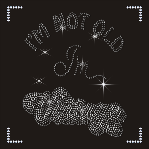 Custom Slogen Hot Fix Rhinestones Transfers Iron On Patches