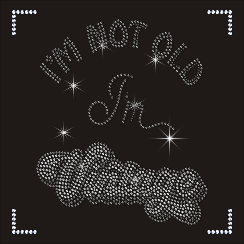 Custom Slogen Hot Fix Rhinestones Transfers Iron On Patches