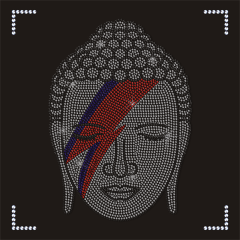Fast Delivery T-Shirt's Buddha Rhinestone Transfer