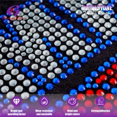Diamond Level Cutting Rhinestone Hotfix Transfer Super Sparkling Clear Glass Stones Long-lasting Gloss