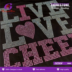 Tiny & Big Combo Rhinestone Hotfix Transfer Multi Specification Crystal Stones Custom Design