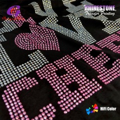 Tiny & Big Combo Rhinestone Hotfix Transfer Multi Specification Crystal Stones Custom Design