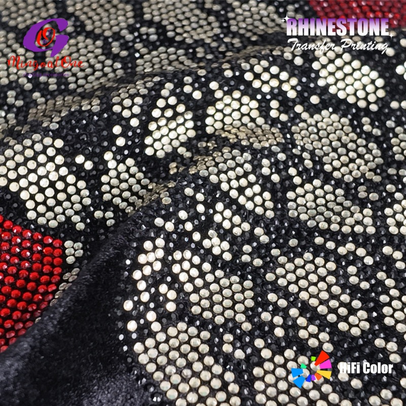 Custom Alphabet Number Bling Rhinestone Heat Transfer Low MOQ Washable Crystal Hot Fix Applique for Brand Garment