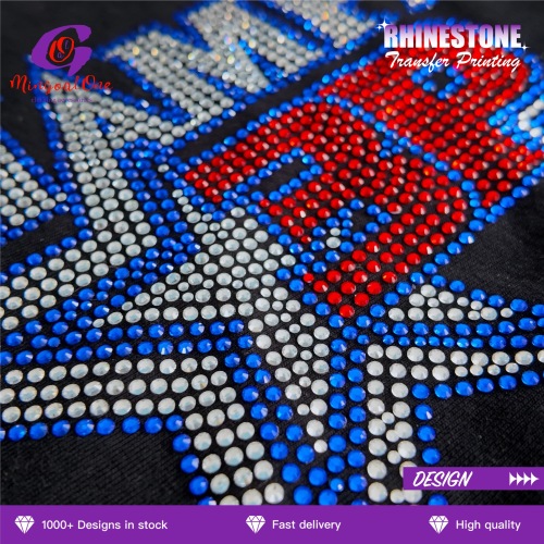 Diamond Level Cutting Rhinestone Hotfix Transfer Super Sparkling Clear Glass Stones Long-lasting Gloss