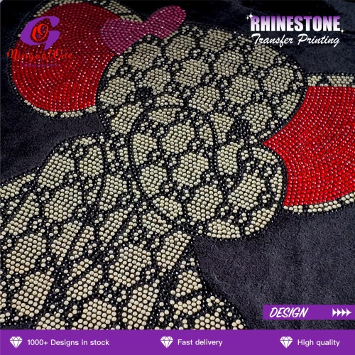 Custom Alphabet Number Bling Rhinestone Heat Transfer Low MOQ Washable Crystal Hot Fix Applique for Brand Garment