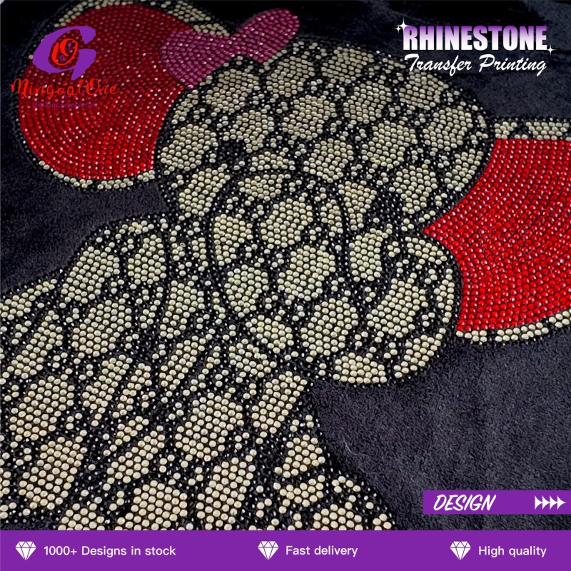 Custom Alphabet Number Bling Rhinestone Heat Transfer Low MOQ Washable Crystal Hot Fix Applique for Brand Garment