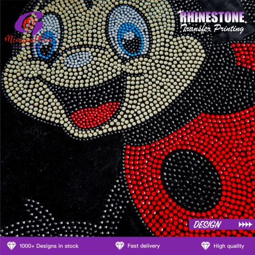 Rainbow Aurora AB Rhinestone Hotfix Transfer Iridescent Crystal Stones Multi-color Refraction Custom Iron on Patch