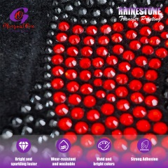 Rainbow Aurora AB Rhinestone Hotfix Transfer Iridescent Crystal Stones Multi-color Refraction Custom Iron on Patch