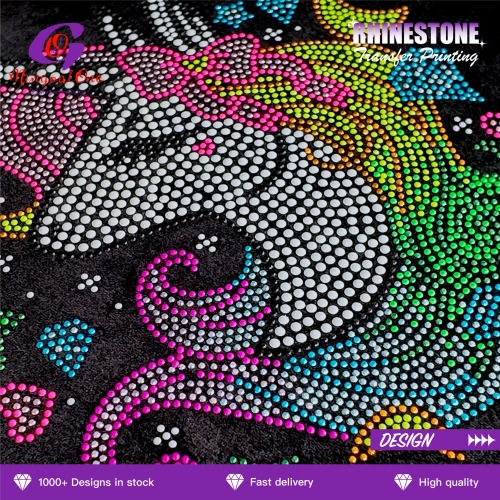 Heavy Density Crystal Rhinestone Heat Transfer Tightly Arranged Stones Luxury Stage Costume Decoration