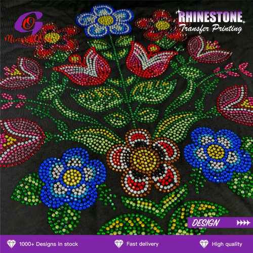 Full Cover Thick Rhinestone Hotfix Transfer Custom 3D Raised Crystal Iron on Decal Long Lasting for Formal Outfits