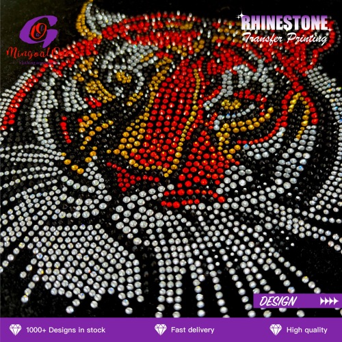 Oversized Full Page Rhinestone Hotfix Transfer Custom Large Area Bling Crystal Iron on for Stage Costume