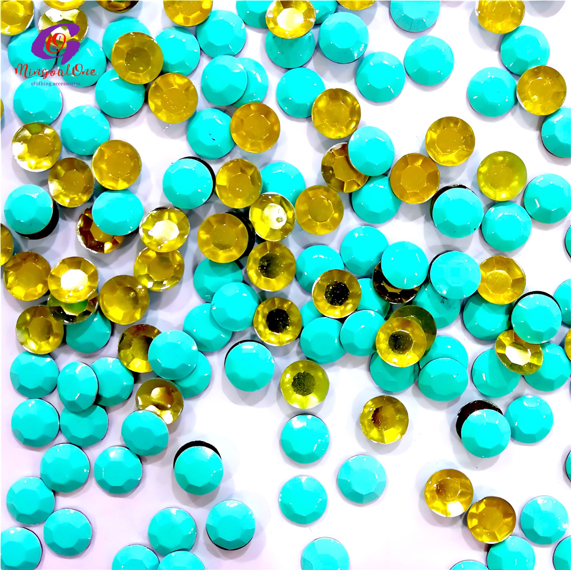 Korean Qulity Metal Rhinestud Hot Fix