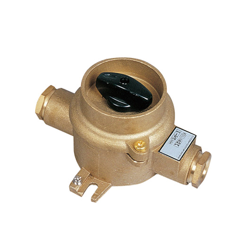 Brass Marine Power Switch 24-440V 10-16A | HH201-3