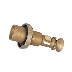 Brass Marine Electrical Plug 380-440V 32A 3P+E | CTS3-2/I5